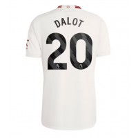 Pánský Fotbalový dres Manchester United Diogo Dalot #20 2023-24 Třetí Krátký Rukáv